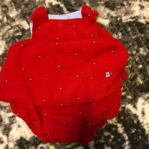 Tommy romper Infant red